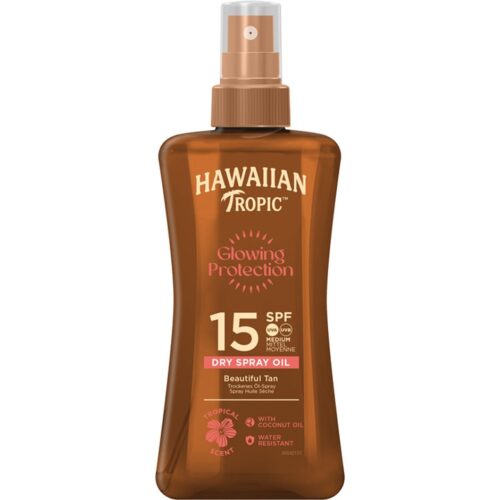 Hawaiian Tropic Glowing Protection Dry Spray Oil SPF15 – 200 ml – 5099821009991