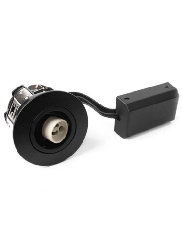 HiluX D10 outdoor recessed spot GU10, Matt black – 5714255001297