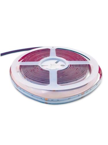 HiluX RGBW COB LED Strips – 24V – 16W – 620lm/m – RGB+2700K – CRI90+ – 5m – IP20 – 5714255010022