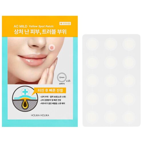 Holika Holika AC MILD Yellow Spot Patch 15 Pcs – 8806334377069