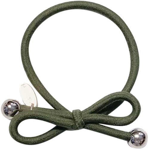 IA BON Hair Tie Gold Bead Dark Green – 7350084140455