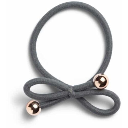 IA BON Hair Tie Gold Bead Steel Grey – 7350084149748