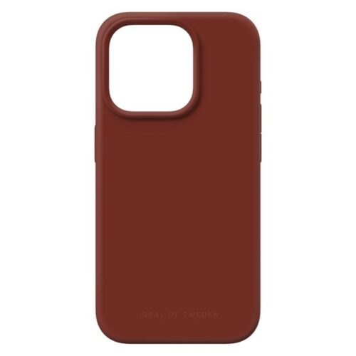 IDEAL OF SWEDEN Silikondeksel for iPhone 15 Pro Dark Amber – 7340205192067
