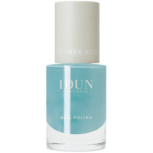 IDUN Minerals Nail Polish Azurit Sky Blue – 11 ml – 7340074735310