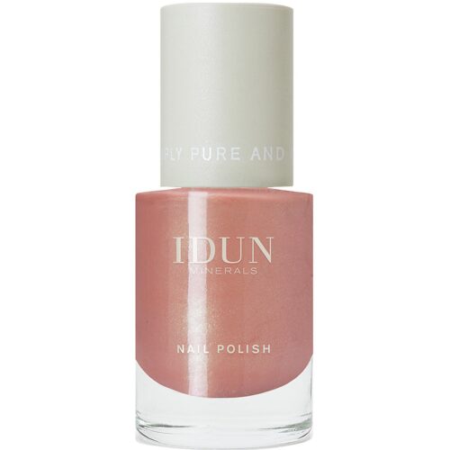 IDUN Minerals Nail Polish Turmalin Peach Pink – 11 ml – 7340074735327