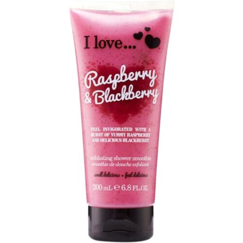 I Love Raspberry & Blackberry Exfoliating Shower Smoothie – 200 ml – 5060217188736