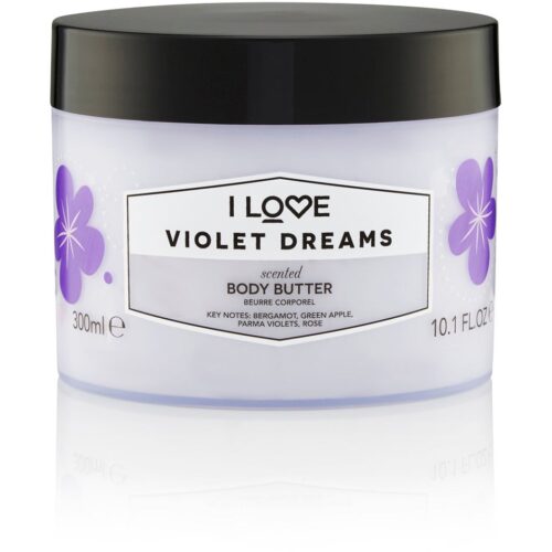 I Love Violet Dreams Scented Body Butter – 300 ml – 5060351545792