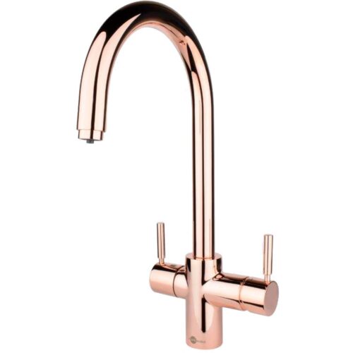 Insinkerator 3N1 J-formet Kokende vannkran, Rose Gold – 5707582972019