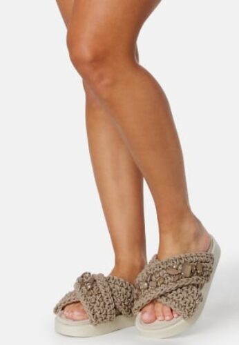 INUIKII Slipper Woven Stones 708 Taupe 41 – 7616363019592