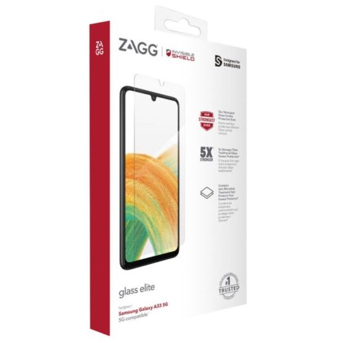 Invisible Shield Glass Elite+ Skjermbeskytter for Galaxy A33 5G – 0840056163065
