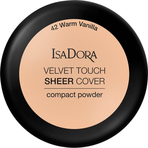 IsaDora Velvet Touch Sheer Cover Compact Powder Warm Vanilla – 10 g – 7317852149423
