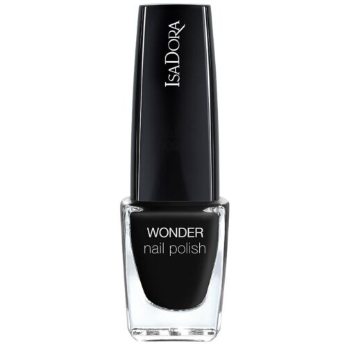 IsaDora Wonder Nail Polish Black Lacquer – 6 ml – 7317852401392