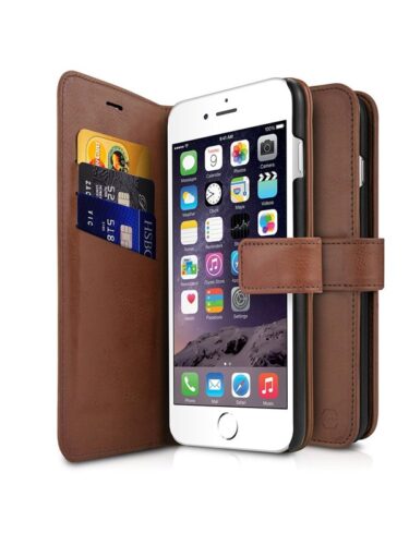 ITSKINS Book Wallet for iPhone X. Brown – 4894465328245