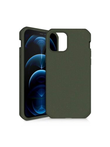 ITSKINS Cover for iPhone 12 and iPhone 12 Pro. Khaki Green – 4894465495299