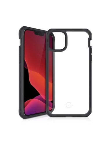 ITSKINS Cover for iPhone 12 Mini. Transparent and Black – 4894465219611