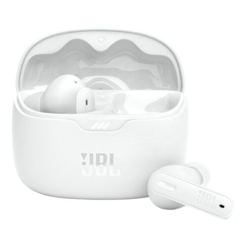 JBL Tune Beam Trådløse hodetelefoner med aktiv støydemping Hvit – 6925281969782