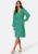 JDY Lillo LS Wrap Dress Kelly Green AOP:HEAR XS – 5715416531622