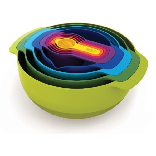 Joseph Joseph Nest 9 Plus røreska°lsett og ma°lebegersett – 5028420400311