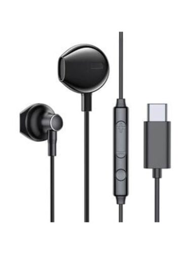 Joyroom JR-EC03 Wired Earphones USB C (Black) – 6941237167347