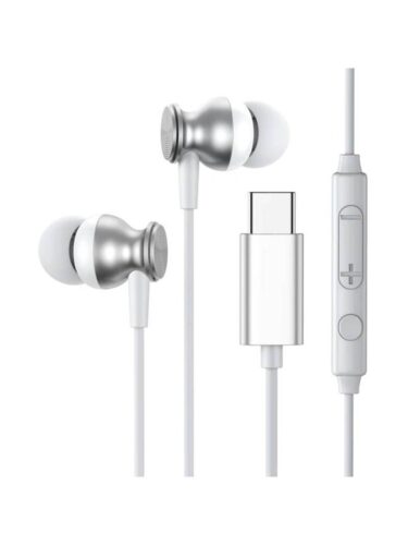 Joyroom JR-EC04 Wired Earphones USB C (Silver) – 6941237167378
