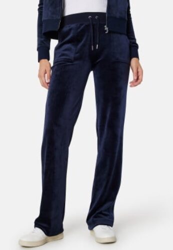 Juicy Couture Del Ray Classic Velour Pant Night Sky XS – 5059439002050