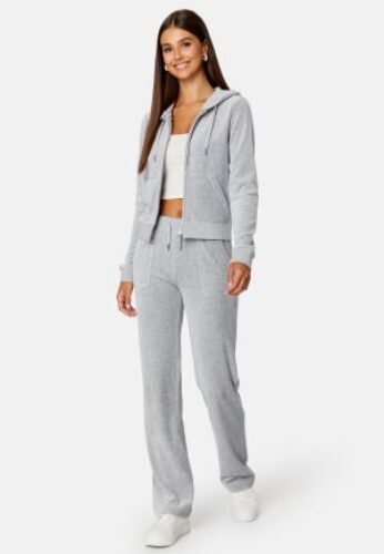 Juicy Couture Del Ray Classic Velour Pant SIlver Marl L – 5059439089778
