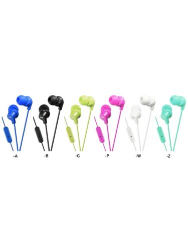 JVC In Ear Headphones with remote and microphone. Mint – 4975769430367