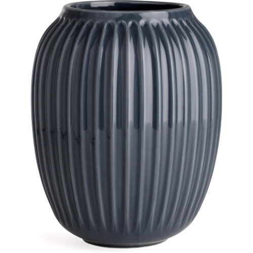 Kähler Hammershøi Vase 200 mm Antracitgrå – 5703779153810