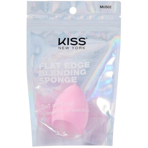 Kiss Flat Edge Makeup Sponge 1 stk – 0731509658378