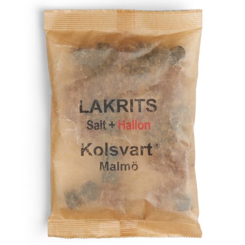Kolsvart Salt + bringebærlakris, 120 g – 7350010277422