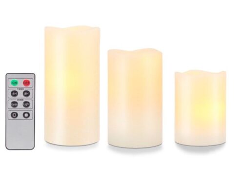 Kubbelys med fjernkontroll 3-pk. – 7309860646544