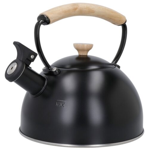 La Cafetière Fløytekjele med trehåndtak svart – 5057982092634