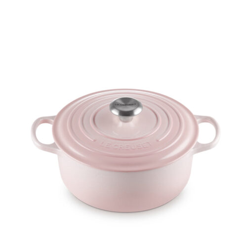 Le Creuset Støpejernsgryte 4,2L/24cm Shell Pink – 0024147308348