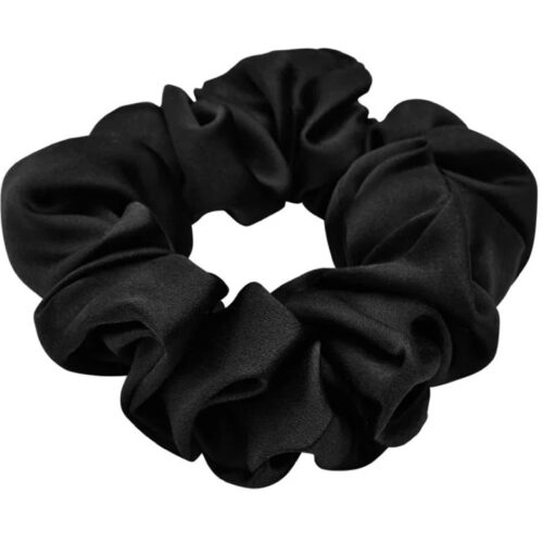 Lenoites Mulberry Silk Scrunchie Black – 7350136850226