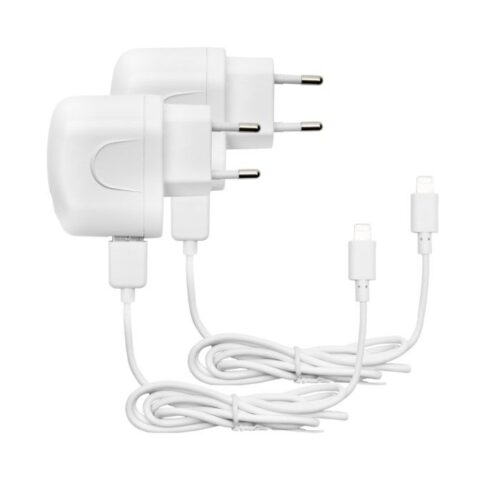 Linocell 2-pk. iPad- og iPhone-lader med Lightning-kabel 2,4 A – 7309860968967
