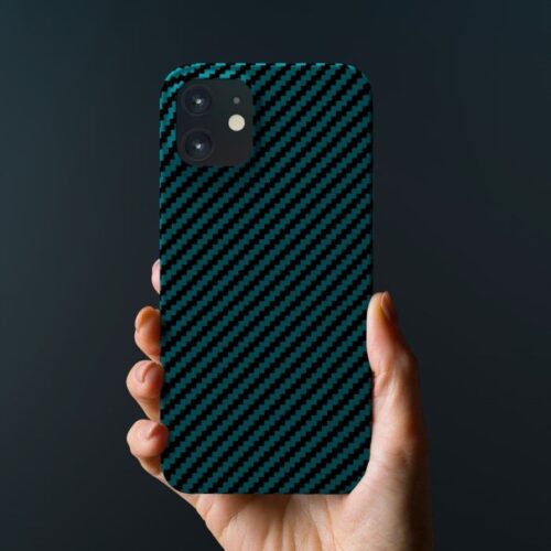 Linocell Premium Kevlar Robust deksel for iPhone 12 Mini Blå – 7309860204935