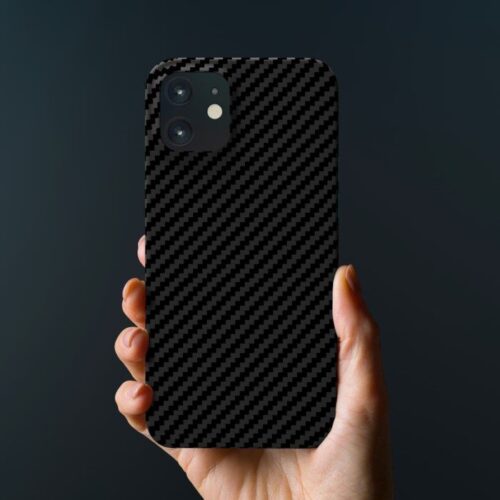 Linocell Premium Kevlar Robust deksel for iPhone 12 Mini Svart – 7309860204867