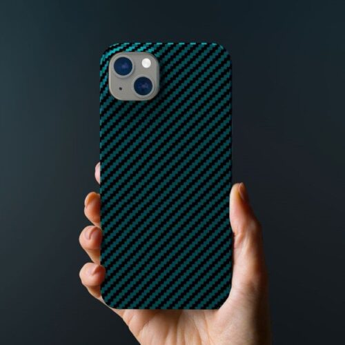 Linocell Premium Kevlar Robust deksel for iPhone 13 Blå – 7309860204973