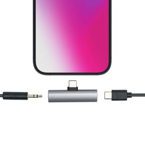 Linocell USB-C til USB-C og 3,5 mm-lydadapter – 7309860652569