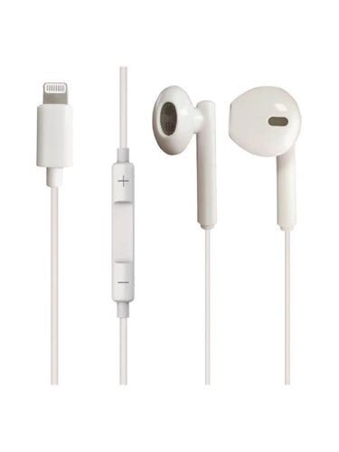 Lippa MFi Lightning in-ear headphones – White – 5713661004557