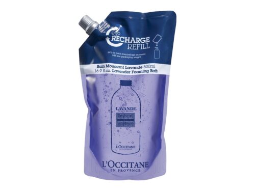 L’Occitane Lavender Foaming Bath Eco Refill Avspennede skumbad med beroligende duft av lavendel. Refillpose. 500ml – 500 ml – 3253581499078
