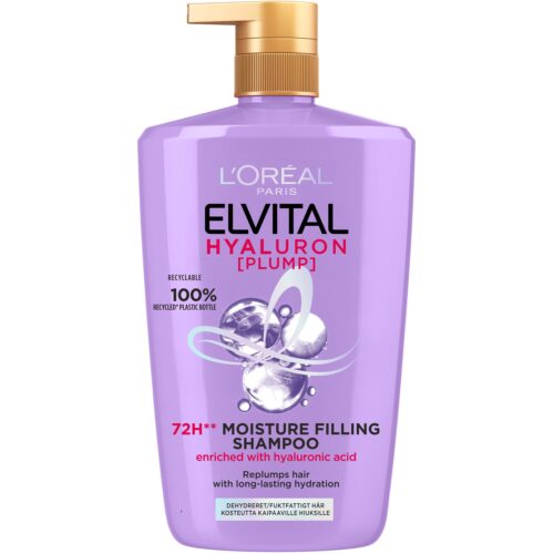 L’Oréal Paris Elvital Hyaluron Plump Shampoo 1000 ml – 3600524099312
