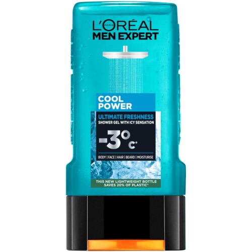 L’Oréal Paris Men Expert Shower Gel Cool Power Ultimate Freshness with Ice Technology – 300 ml – 3600523232710