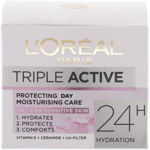 L’Oréal Paris Triple Active Dry/Sensitive Day Cream – 50 ml – 3600520372839