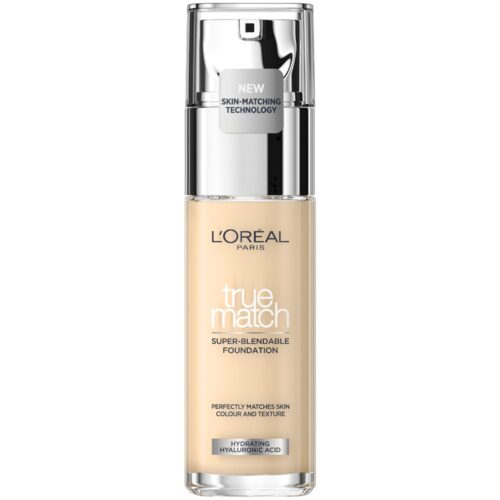 L’Oréal Paris True Match Super-Blendable Foundation 0.5N Porcelaine – 30 ml – 3600523635634