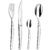 Lou Laguiole Jet bestikksett 24 deler, mirror – 3546698230550