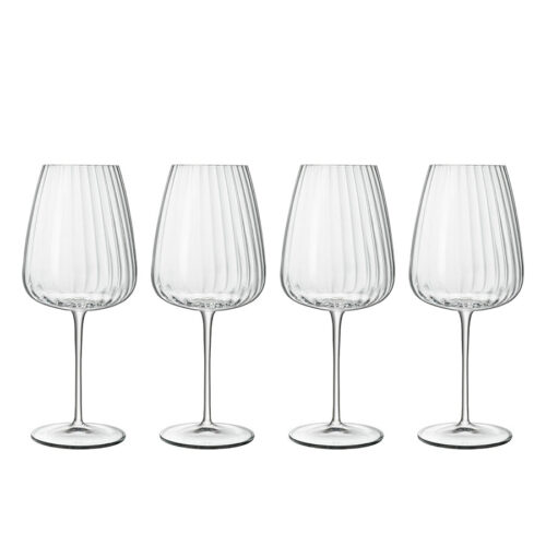 Luigi Bormioli Optica Rødvinsglass Bordeaux 70cl 4stk – 0032622028315
