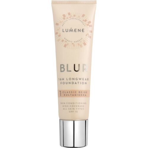 Lumene Blur 16H Longwear Foundation SPF15 1 Classic Beige – 30 ml – 6412600834635