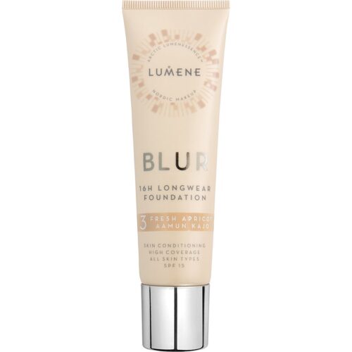 Lumene Blur 16H Longwear Foundation SPF15 3 Fresh Apricot – 30 ml – 6412600834666