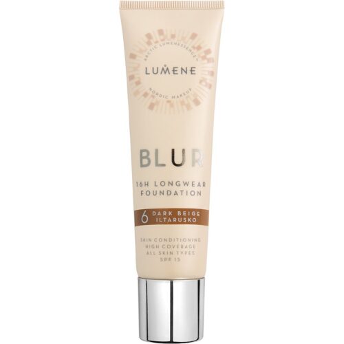 Lumene Blur 16H Longwear Foundation SPF15 6 Dark Beige – 30 ml – 6412600834697